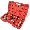 vidaXL Hydraulische wielnaaftrekker met hamer set 10 ton