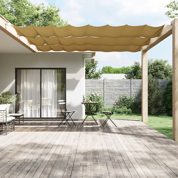 vidaXL Luifel verticaal 60x1200 cm oxford stof beige