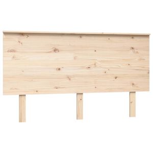 vidaXL Hoofdbord 144x6x82,5 cm massief grenenhout
