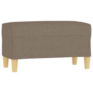 vidaXL Bankje 70x35x41 cm stof taupe