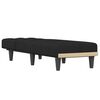 vidaXL Chaise longue fluweel zwart