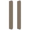 vidaXL Boxspring met matras stof taupe 180x200 cm