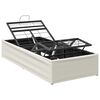 vidaXL Elektrisch Verstelbaar Bedframe Wit 200 x 90 x 33,5 cm Staal
