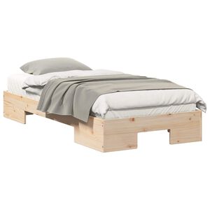 vidaXL Bedframe Bruin 100 x 200 cm