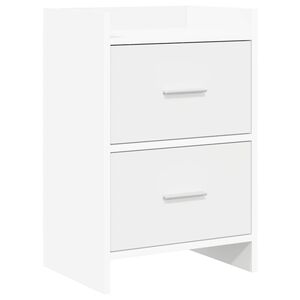 vidaXL Nachtkastjes Wit 40 x 30 x 60 cm Bewerkt hout