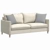 vidaXL Sofa Kussens 2 stuks Grijs 45 x 45 cm Stof