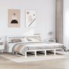 vidaXL Bedframe zonder matras massief grenenhout wit 180x200 cm