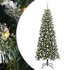 vidaXL Kunstkerstboom Groen 76 x 76 x 180 cm PVC en Plastic en Staal