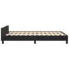 vidaXL Bedframe zonder matras 120x200 cm fluweel zwart