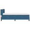 vidaXL Boxspringbed met matras Donkerblauw 200 x 90 cm Polyester