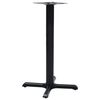 vidaXL Bistrotafelpoot 56x56x72 cm gietijzer zwart