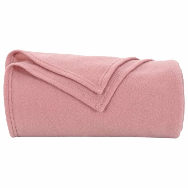vidaXL Kleden 24 pcs Roze 270 x 240 cm Fleece