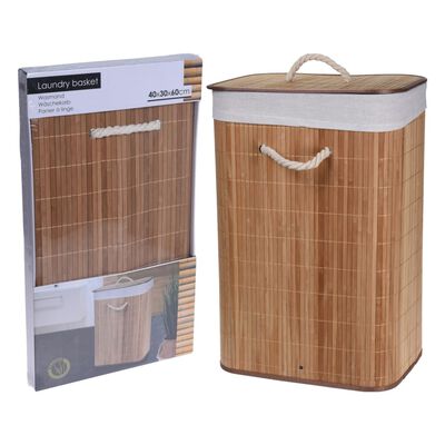 Bathroom Solutions Hoekwasmand inklapbaar bamboe