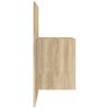 vidaXL Nachtkastjes 2 st wandgemonteerd sonoma eikenkleurig