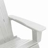 vidaXL Adirondack Schommelstoel Wit 92 x 73,5 x 92 cm HDPE