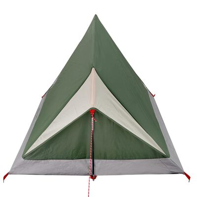 vidaXL Tent 2-persoons 200x120x88/62 cm 185T taft groen