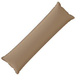 vidaXL Kussensloop HOUTEN Taupe 40 x 145 cm Polyester