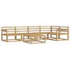 vidaXL Buiten bankenset 6 pcs Wit 79 x 79 x 37 cm Massief Acaciahout