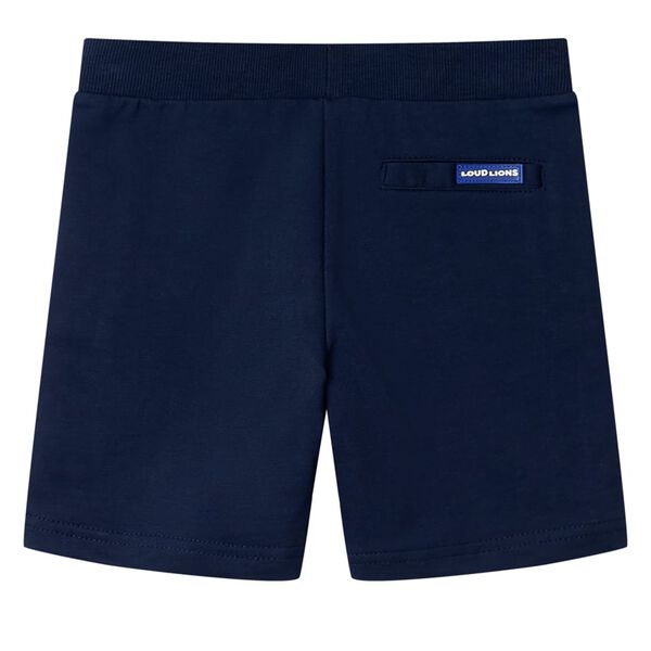 Kindershort 140 marineblauw