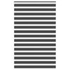 vidaXL Zebra rolgordijn 145x200 cm stofbreedte 140,9 cm zwart