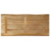 vidaXL Tafelblad met natuurlijke rand 90x40x3,8 cm massief mangohout