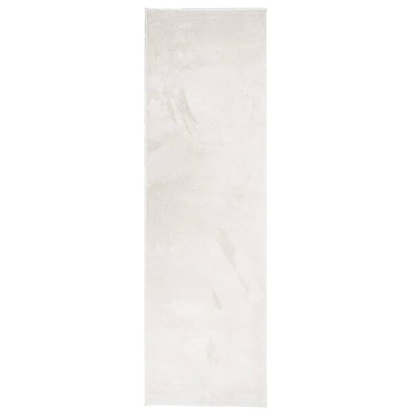 vidaXL Vloerkleed OVIEDO laagpolig 80x250 cm beige