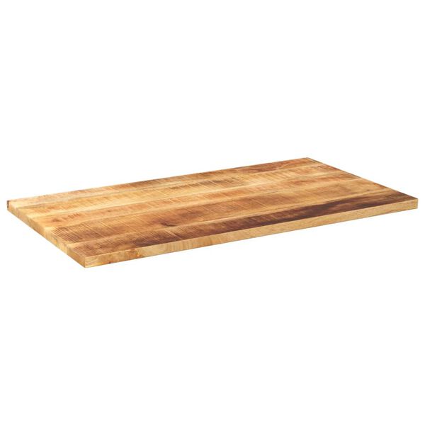 vidaXL Tafelblad rechthoekig 110x60x2,5 cm massief ruw mangohout