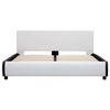 vidaXL Bedframe met lades kunstleer wit 140x200 cm