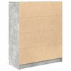 vidaXL Dressoir 80x35x99 cm spaanplaat betongrijs