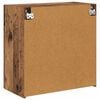 vidaXL TV-wandkast Oud Hout 59,5 x 31 x 60 cm Bewerkt hout