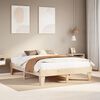 vidaXL Bedframe zonder matras massief grenenhout 140x190 cm