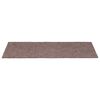 vidaXL Trapmatten zelfklevend 10 stuks 65x21x4 cm lichtbruin met rechthoekige rand