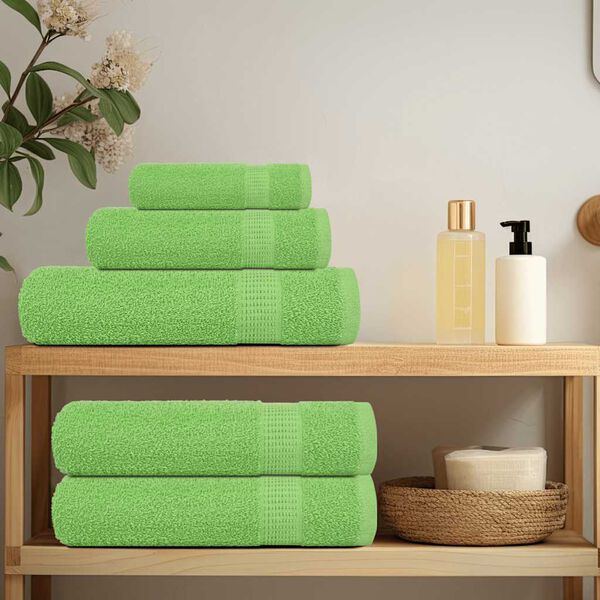 vidaXL Washandjes FROGN 4 st 30x30 cm 360 g/m&sup2; appelgroen