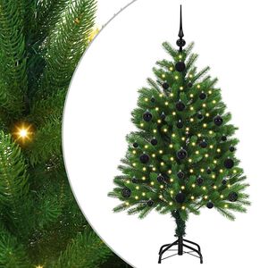 vidaXL Kerstboom met 150 LED met standaard Groen 120 cm PE
