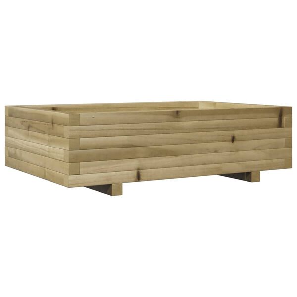 vidaXL Plantenbak 90x60x26,5 cm ge&iuml;mpregneerd grenenhout