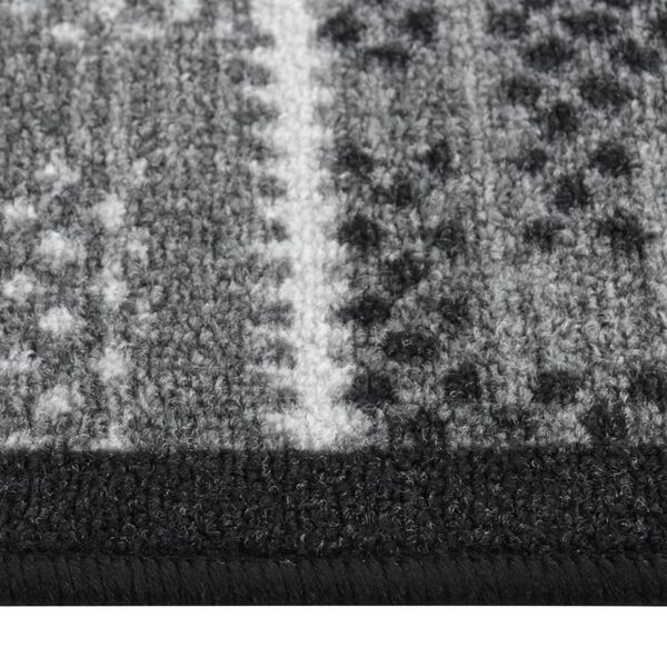 vidaXL Tapijtloper 80x250 cm zwart