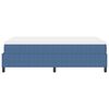 vidaXL Boxspringbed Blauw en Wit 120 x 190 cm Katoen Stof