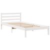 vidaXL Bedframe met hoofdeinde zonder matras 90x200 cm wit