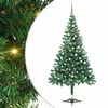 vidaXL Kunstkerstboom met verlichting en kerstballen 230 takken 120 cm