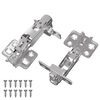 vidaXL Scharnier 2 st Nikkel 139 x 64,1 x 10 mm IJzer