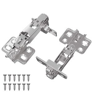 vidaXL Scharnier 2 st Nikkel 139 x 64,1 x 10 mm IJzer