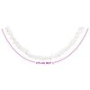 vidaXL Kerstslinger ballen 175 cm polystyreen wit