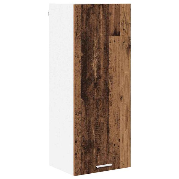 vidaXL Hangkast met opslag Oudhout 40 x 31 x 100 cm Bewerkt hout