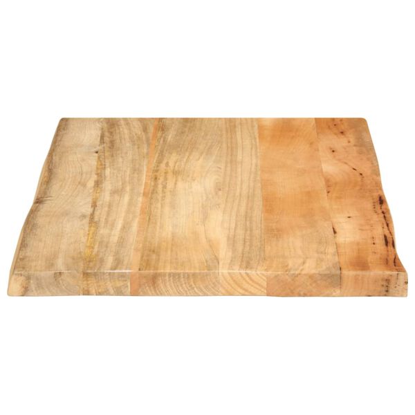 vidaXL Tafelblad met natuurlijke rand 90x60x2,5 cm massief mangohout