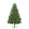 vidaXL Kerstboom met 300 LED met standaard Groen 210 cm PE