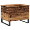 vidaXL Salontafel 60x44,5x45 cm bewerkt hout oud houtkleurig