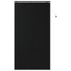 vidaXL Jaloezie Zwart 140 x 250 cm 35 mm Massief Paulowniahout