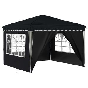 vidaXL Pop-up partytent 288 x 288 x 245 cm Antraciet Oxford Stof