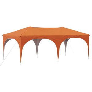 vidaXL Pop-up partytent 575 x 288 x 245 cm Oranje Oxford Stof