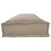 vidaXL Pallet Kussen Set 2 pcs Taupe 200 x 40 x 8 cm Oxford stof